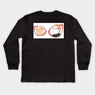 Hux and Millicent in cat eye glasses Kids Long Sleeve T-Shirt